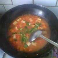 西紅柿南瓜豆腐湯的做法圖解8