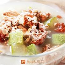 冬瓜薏米鴨架湯的做法