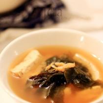 海苔豆腐醬湯的做法