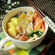 蛤蜊海鮮湯的做法