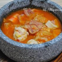 石鍋魚丸泡菜湯的做法