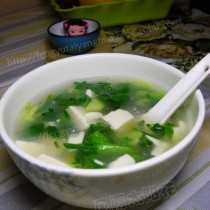 青菜豆腐湯的做法