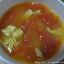 番茄腐竹濃湯的做法