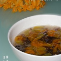 南瓜花紫菜湯的做法