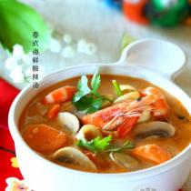 泰式海鮮酸辣湯的做法