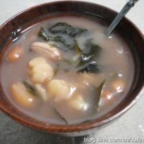 花生海帶疙瘩湯的做法