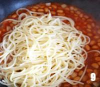 火龍果茄汁黃豆義麵的做法圖解9