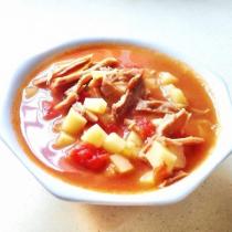 西紅柿土豆咸筍湯的做法
