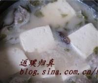 烏魚骨豆腐丸子泡菜湯的做法圖解11