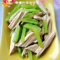 腐竹拌芹菜的做法