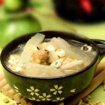 薏米冬瓜芡實豬骨湯的做法