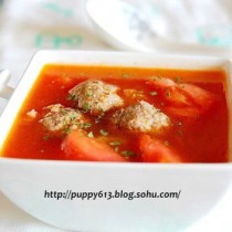 番茄牛丸湯的做法