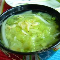 白菜蝦皮湯的做法