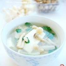 豆腐三菌湯的做法