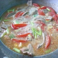 番茄蒜頭豬肝湯的做法圖解5