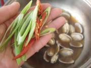 豆醬蛤蜊湯的做法圖解6