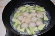 黃瓜筍片丸子湯的做法圖解4