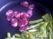 臘腸乾煸四季豆的做法圖解3