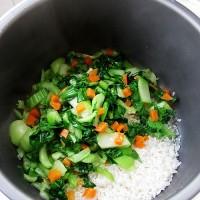 青菜燜飯的做法圖解6