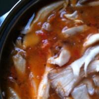 西紅柿蘑菇疙瘩湯的做法圖解4