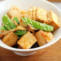 醃北豆腐蘑菇沙拉的做法