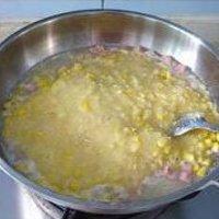 火腿玉米濃湯的做法圖解3
