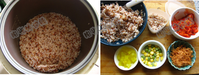 紅糙米飯糰的做法圖解1