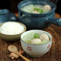 冬瓜汆丸子湯的做法