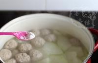 冬瓜汆丸子湯的做法圖解10