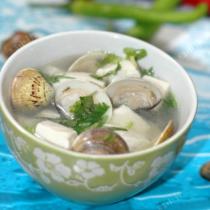 豆腐蛤蜊湯的做法