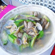 花蛤絲瓜湯的做法