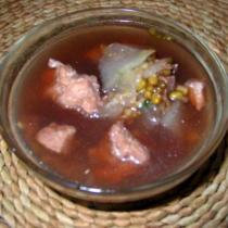排骨綠豆冬瓜湯的做法