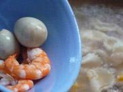 蝦湯玉米蘑菇麵的做法圖解4