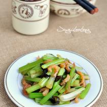 涼拌海米芹菜的做法