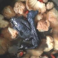 猴頭菇烏雞湯的做法圖解3