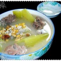 淡菜薏米節瓜湯的做法