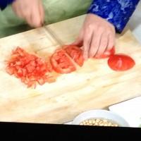 番茄燴黃豆的做法圖解2