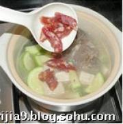 豬骨臘味凍豆腐湯的做法圖解6