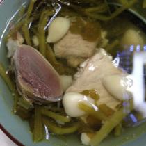 陳腎南北杏西洋菜瘦肉湯的做法