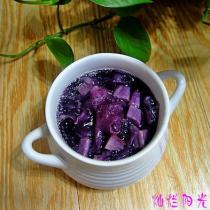 銀耳紫薯湯的做法