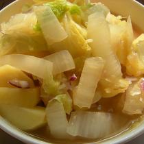 土豆白菜湯的做法